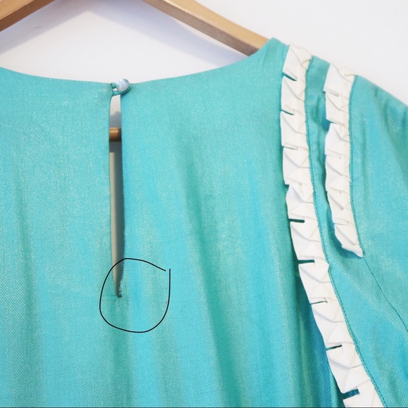 🛑Aryn K Teal Summer Mini Dress - Picture 4 of 7